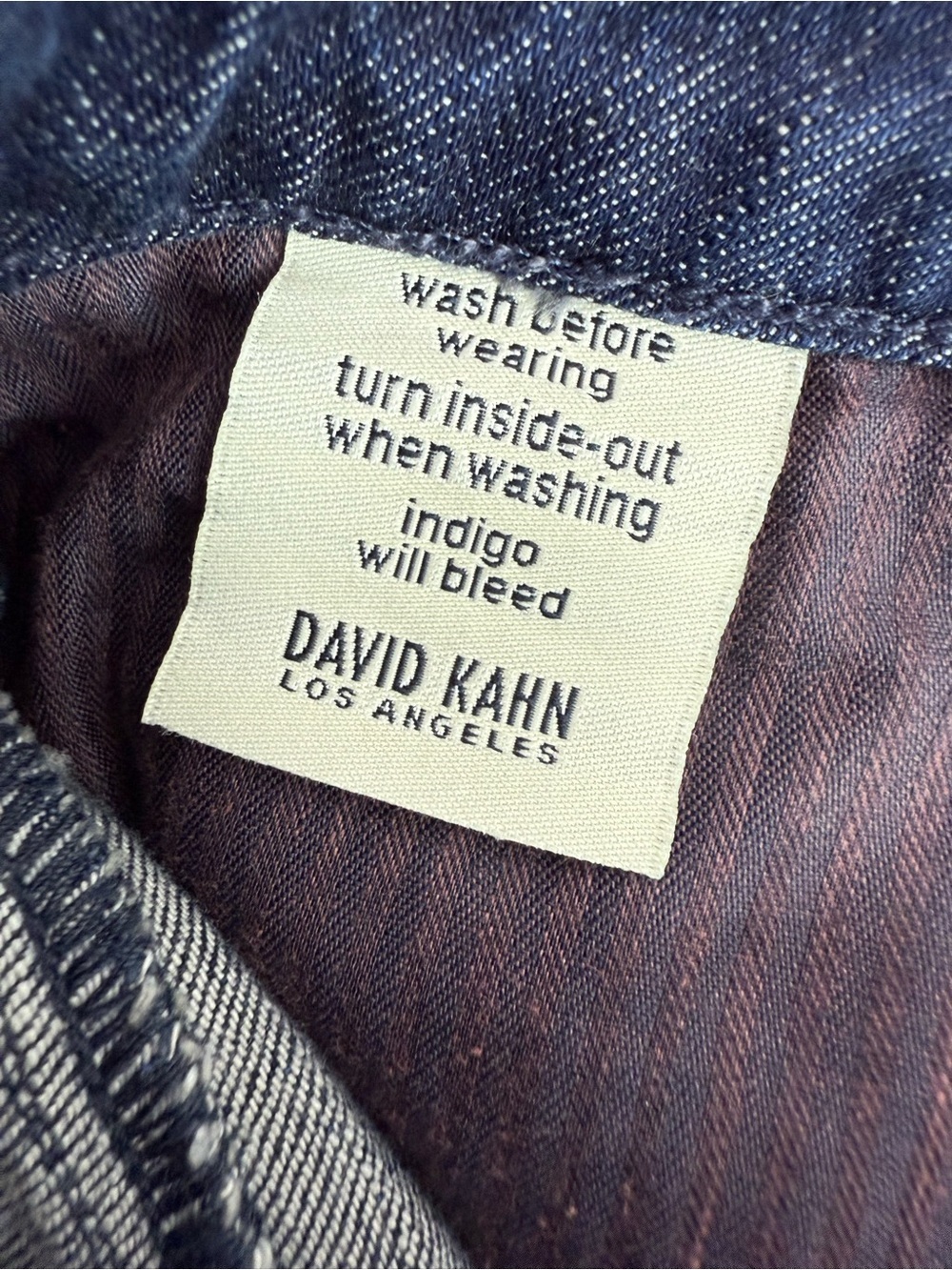 DAVID KAHN jeans Women's Dark Wash Boot Cut Jeans - Classic Mid-Rise - Picture 9 of 12